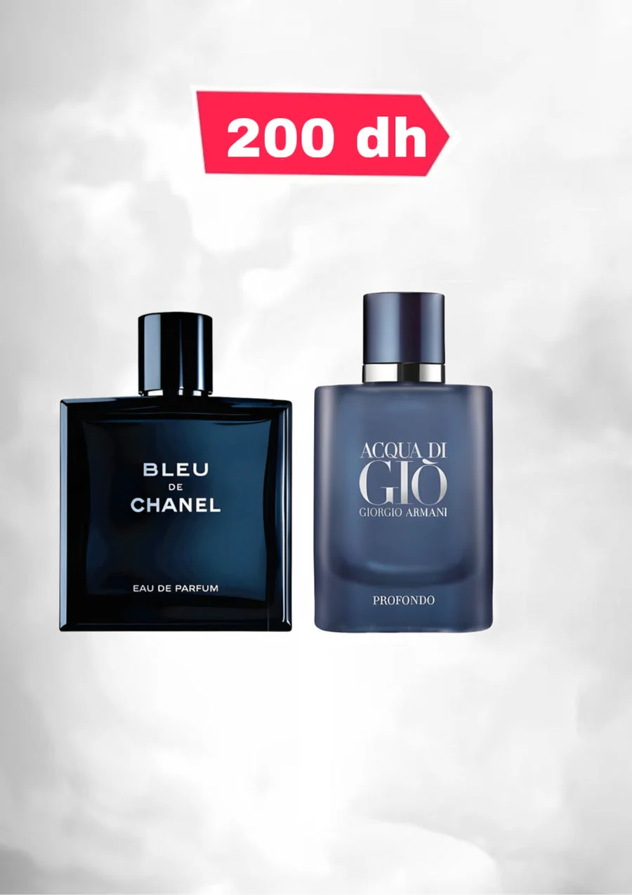 Bleu Chanel 10 Ml + Acqua Di Jio Profondo 10 Ml
