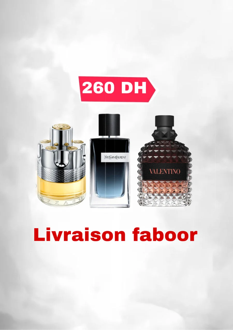 Azzaro 10 Ml+ Y 10 Ml + Valontino 10 Ml