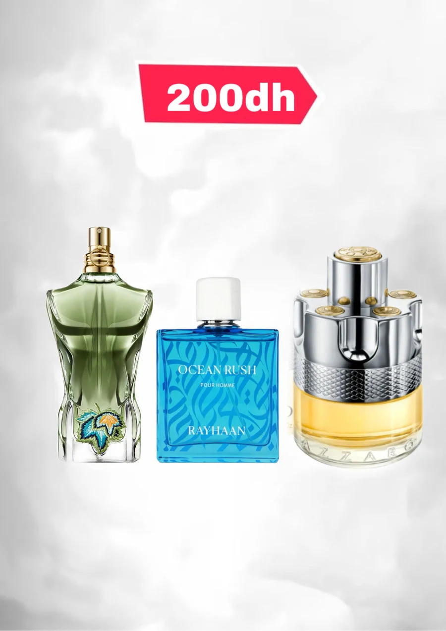 Paradise garden + ocean rush + azzaro